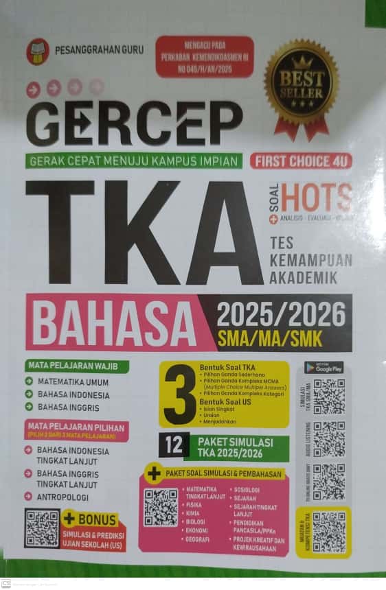 Gerak cepat menuju kampus impian : tka bahasa 2025/2026