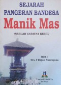 Sejarah pangeran bandesa manik mas