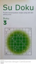 Su doku buku 3 : puzzle menempatkan angka yang bakal bikin kamu kecanduan