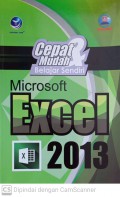 Cepat dan mudah belajar sendiri microsoft excel 2013